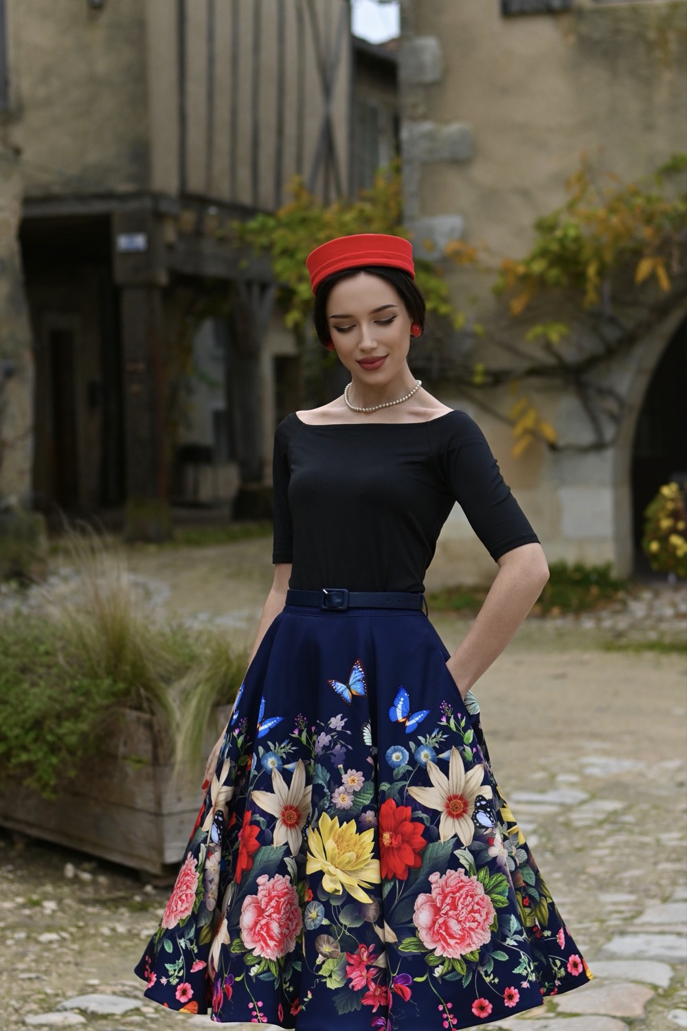 Butterfly Meadow Swing Skirt